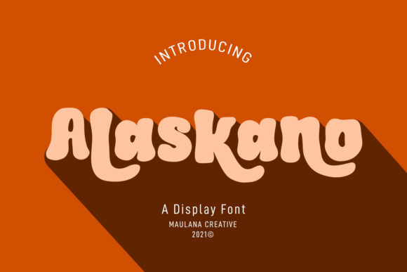 Alaskano Font: A Bold Display Typeface for Small Business Branding