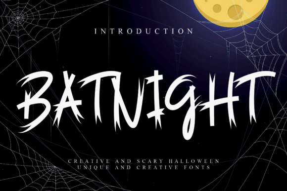 Batnight Display Font for Creative Campaigns