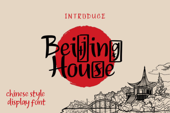 Beijing House Font: A Display Typeface for Digital Branding