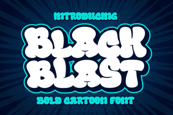 Black Blast Font for Playful and Authentic Craft Projects