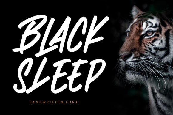 Black Sleep Font for Bold Branding and Street-Style Typography