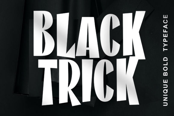 Black Trick Font for Bold Web Design Projects
