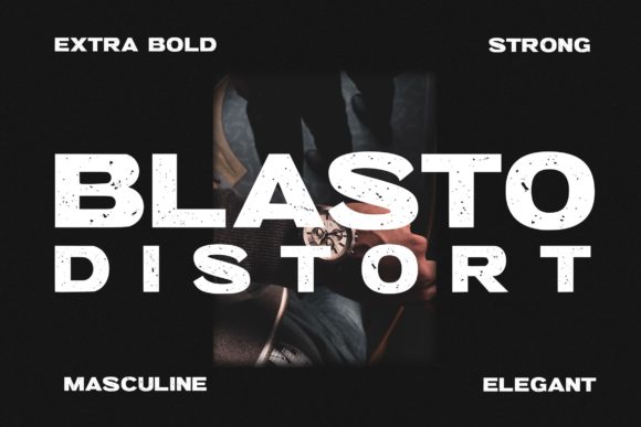 Blasto Distort Font: A Bold Display Typeface for Creative Content