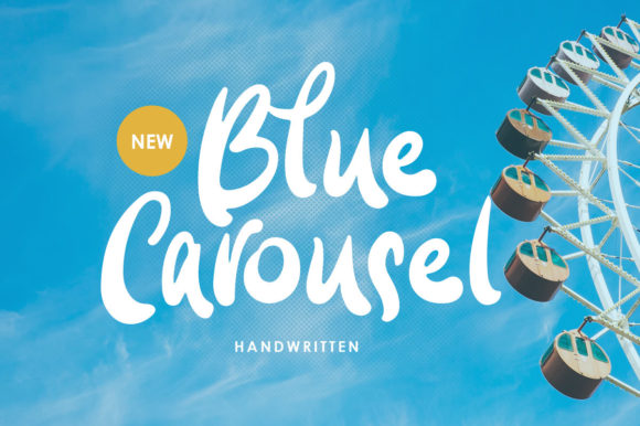 Blue Carousel: A Display Font for Memorable Marketing