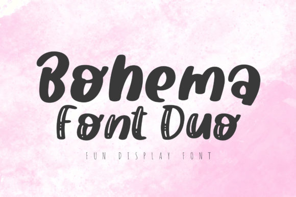 Bohema Font: Bold and Whimsical Typography for Digital Design