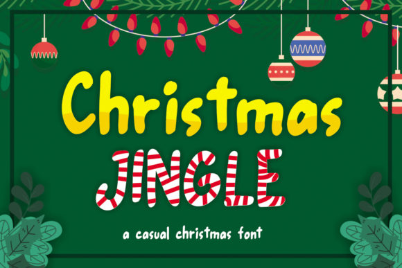 Christmas Jingle Font: A Magical Display Typeface for Small Business Branding