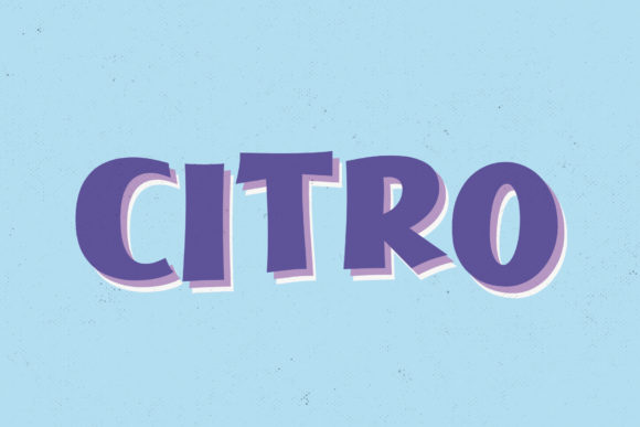 Citro Font Review for Creative Product Design