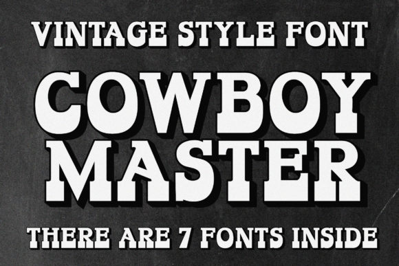 Cowboy Master Font for Bold Web Design and Branding