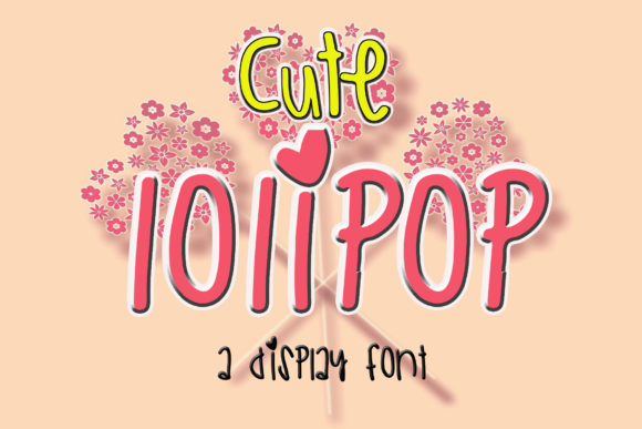Cute Lolipop Font for Chalkboard Quotes and Handmade Creations
