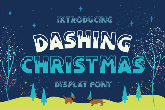 Dashing Christmas Font Adds Festive Flair to Business Designs