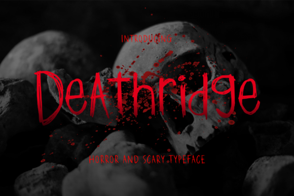 Deathridge Font: A Dramatic Display Typeface for Memorable Branding