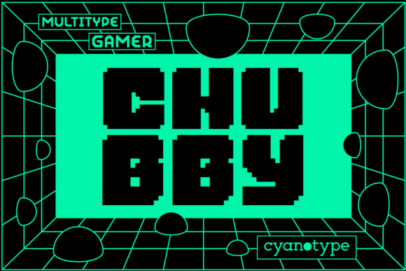 Gamer Chubby Font: A Playful Display Typeface for Creative Branding