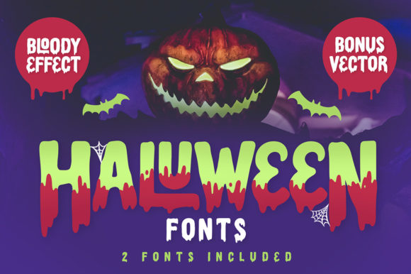 Haluween Font: A Display Typeface for Bold Branding