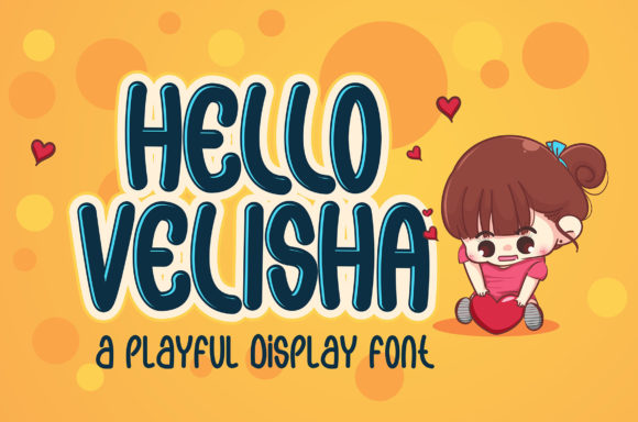 Hello Velisha: A Playful Display Font for Editorial Design