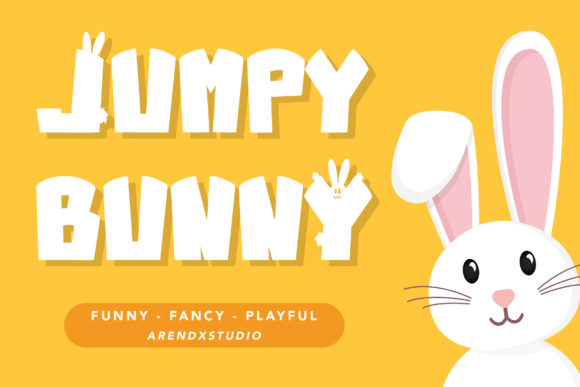 Jumpy Bunny Font: A Playful Display Typeface for Creative Makers