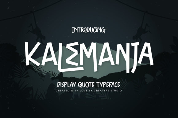 Kalemanja Display Font for Editorial Projects