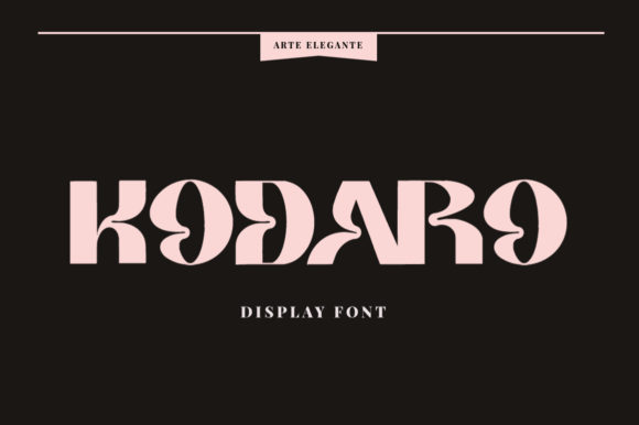 Kodaro Display Font for Bold Campaign Design