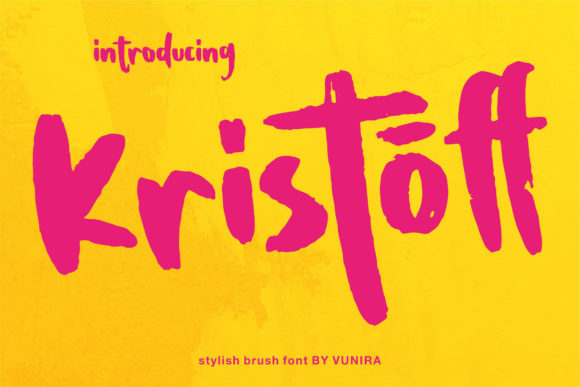 Kristoff Display Font for Bold Branding Projects
