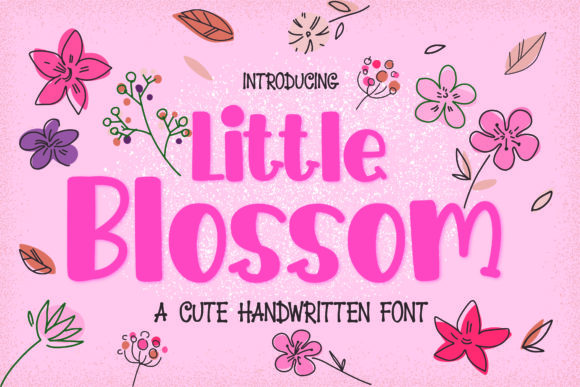 Little Blossom Font for a Playful Brand Identity