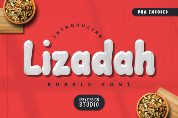 Lizadah Display Font for Playful Web Design