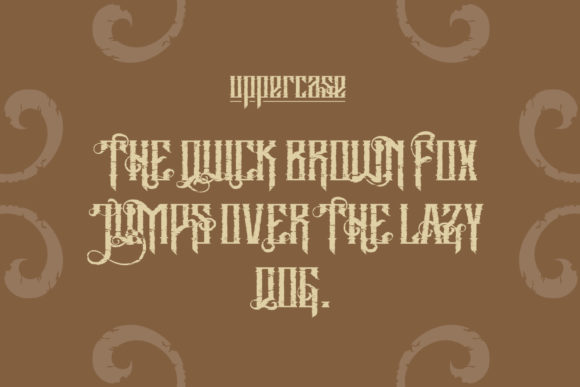 Mughals Display Font for Crafters and Product Creators