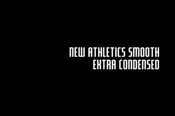 New Athletics Smooth: A Bold Display Font for Creative Product Makers