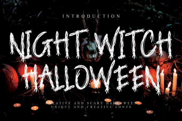 Night Witch Halloween Font: A Sinister Display Typeface for Creepy Projects