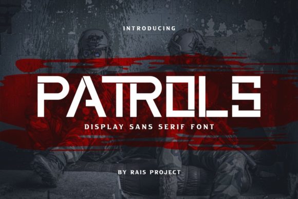 Patrols Font for Creative Makers and Designers