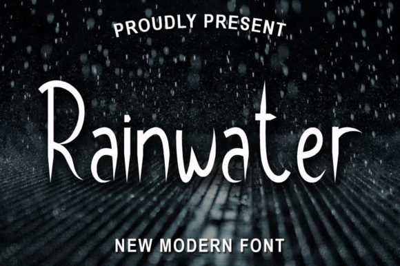 Rainwater Font for Editorial Design