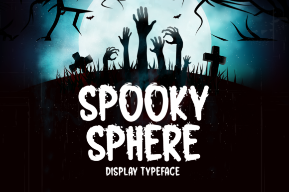 Spooky Sphere Font for Halloween-Themed Editorial Designs
