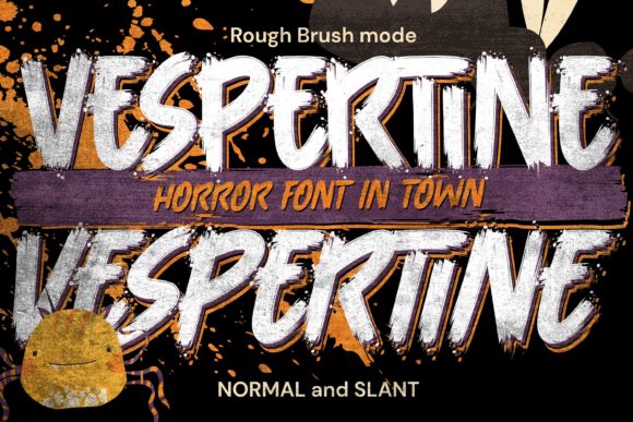 Vespertine Display Font for Creative Product Makers