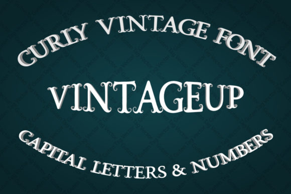 Vintageup — A Baroque-Styled Display Font for Creative Projects